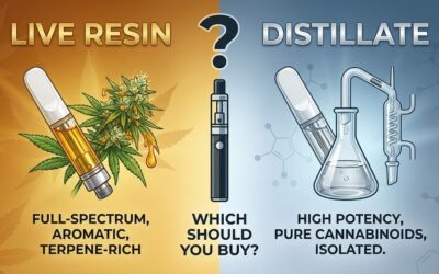 Live Resin vs. Distillate Cartridges: What’s the Difference and Which Should You Buy?