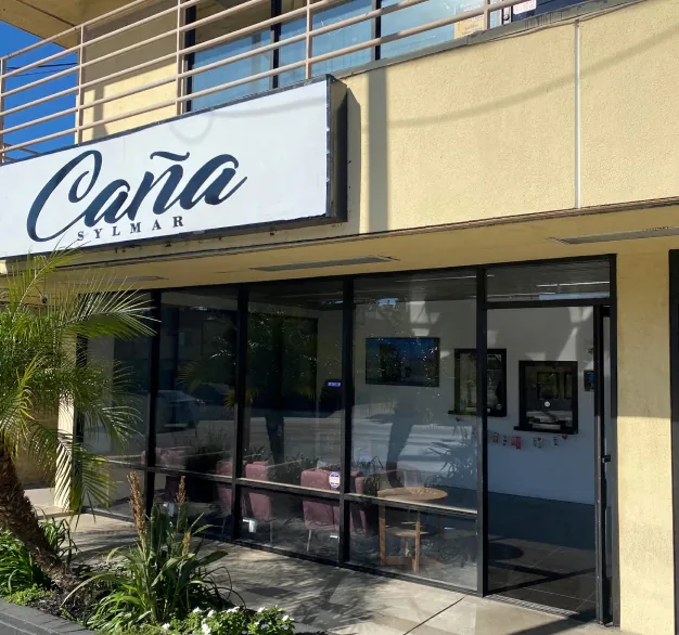 The Caña Sylmar storefront on Hubbard St